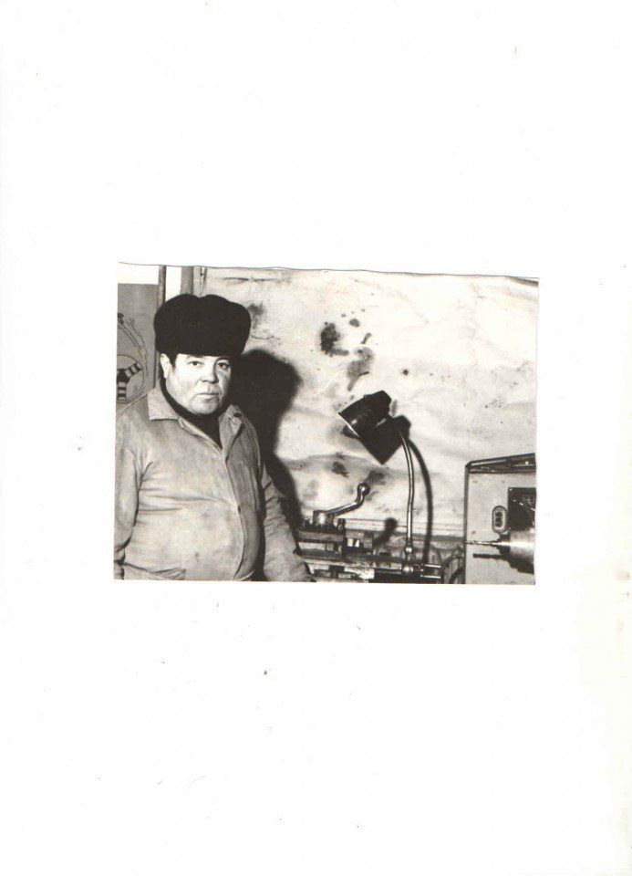 Михаил у станка МСО ,1986 год